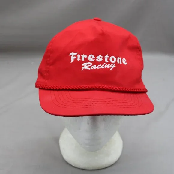 Vintage Car Racing Hat - Firestone Racing - Adult Snapback - Picture 3 of 9